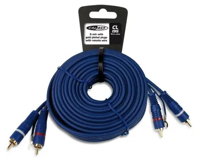 Obrázok produktu pre Caliber CL195, 2 x RCA, Samec, 2 x RCA, Samec, 5 m, Modrá