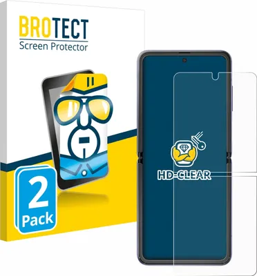 Produktbild von 2x Für Samsung Galaxy Z Flip 5G Schutzfolie BROTECT Displayschutz Display Schutz Folie Klar Transparent