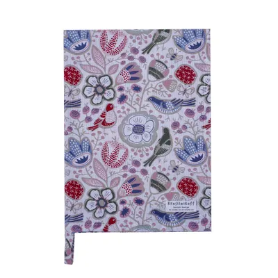 Produktbild von Krasilnikoff – Geschirrtuch KW13557  – Birds & Bees / Vögel & Bienen, red
