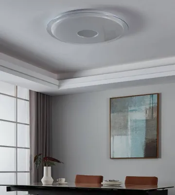 Zdjęcie produktu dla Eglo 900006 LANCIANO-Z lampa sufitowa LED 38,1W Ø770mm biały chrom regulowana barwa światła ściemnialna
