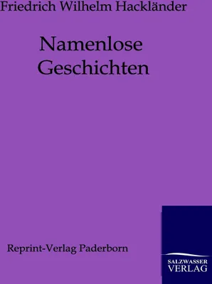 Produktbild von Namenlose Geschichten
