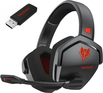 Produktbild von Dual Wireless Gaming Headset mit Mikrofon, 2.4G + Bluetooth, 100h Akku, 50mm Treiber, kompatibel mit PS5, PS4, PC & Mobile