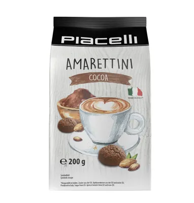 Produktbild von Piacelli Amarettini Kakaokekse 200 g