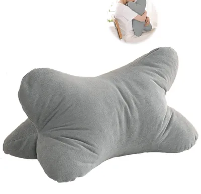 Obrázek produktu pro Polštář na čtení - Opěrka pro záda - Ergonomický tvar - Modrá - Do postele a na pohovku