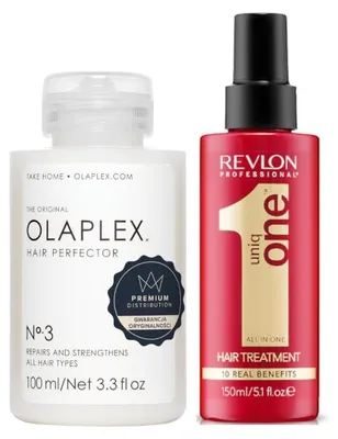 Produktbild von Olaplex Hair Perfector No.3 100ml + Revlon Uniq One All in One 10 in 1 150ml