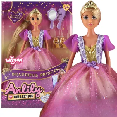 Obrázok produktu pre WOOPIE ROYAL – Bábika Lili, princezná s dlhými vlasmi a doplnkami