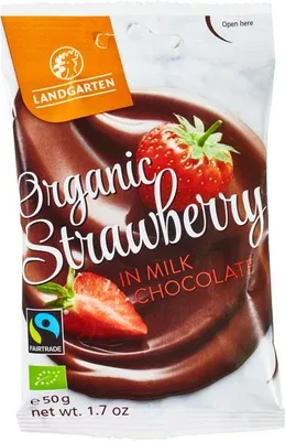 Productafbeelding van Landgarten Chocolate Strawberry (50 gr)