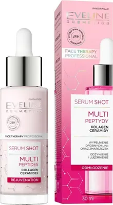 Produktbild von Eveline Face Therapy Professional Serum Shot Verjüngungskur - Multipeptide 30ml