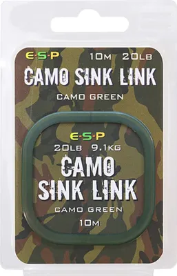 Zdjęcie produktu dla Przypon ESP Camo Sink Link Green 20 lb, 10 m
