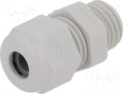 Obrázok produktu pre 5 x Kabelová priechodka, stupeň krytia IP68, svetlosivá, kód: 1.209.1200.51, priemer kábla: 1,5 mm, závit: M12