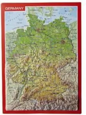 Produktbild von Reliefpostkarte Deutschland