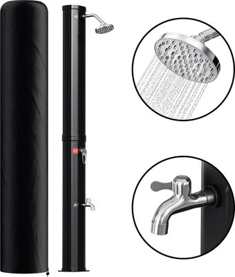 Produktbild von Faziango 35L Solardusche mit Schutzhülle – Wettergeschützte Außendusche für Garten & Pool