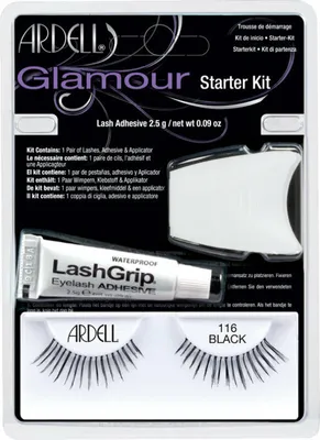 Productafbeelding van Ardell Glamour Wimperset 101 Demi Black, 3 paar