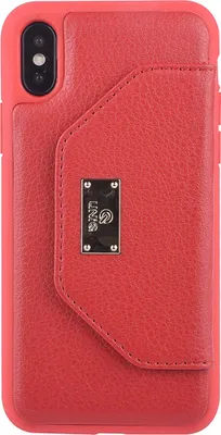 Produktbild von Back cover for iPhone X-Xs - Red