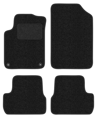 Productafbeelding van Velours automatten voor Citroen DS3 vanaf 2015 (cabrio) – 4-delig, antraciet, op maat – Wielganizator ANTHRA