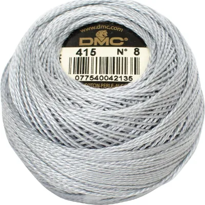 Produktbild von DMC Perlgarn Knäuel Stärke 8, 10 g, 116A/8-415