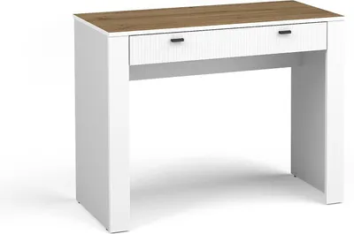 Produktbild von Schminktisch / Schreibtisch Mossa Mo10 Mit 2 Schubladen Arbeitstisch 102X79X50 Cm Weiß
