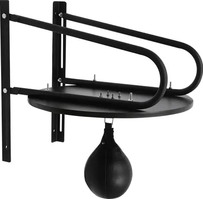 Obrázek produktu pro Boxovací terč – rotující tréninkový míč – 60 × 60 cm – k montáži na zeď – pro domácí použití i do posilovny – kardio a trénink reakcí