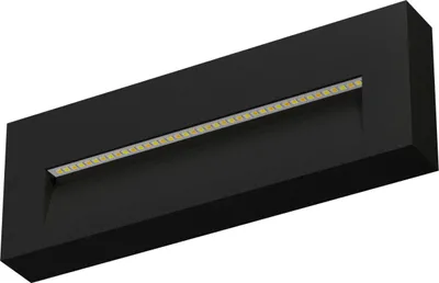 Produktbild von Beneito Faure LED-Wand-Stufenlichtstrahler Tween - 5 W, CCT-Schalter, Innen- und Außenbeleuchtung, Flure oder Durchgänge - Schwarz
