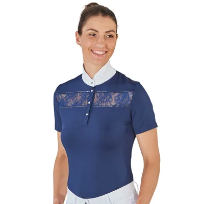 Produktbild von BUSSE Turnier-Shirt Damen Kurzarm Amora Navy XS