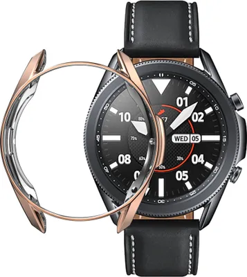 Produktbild von TPU Schutzhülle Schutz Bumper Für Samsung Galaxy Watch 3 45mm Rosa Gold