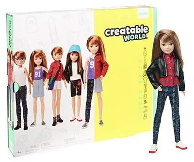 Productafbeelding van Personaliseerbare Mattel pop (Creatable World) (26 cm)