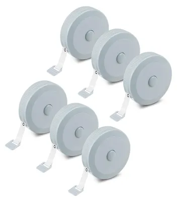 Maßband 6er-Set, 150 cm, weich, zum Nähen und Körpermaße