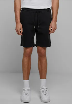 Image de Urban Classics - Joggshorts en sergé extensible noir - S