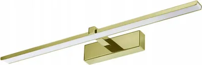 Zdjęcie produktu dla Kinkiet LED nad lustro Venus złoto-biały 12W Neutralna biel 840lm metal wym:5x60x13cm IP44 IdeaLED