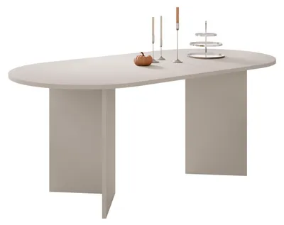 Produktbild von MIRJAN24 Tisch Gelizo 22 mm, Esszimmer Tisch (Farbe: Sandbeige)