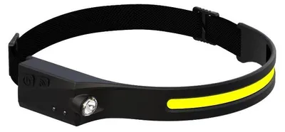 Image de Lampe frontale bandeau rechargeable 300/100 lm 20 mètres noire Xanlite