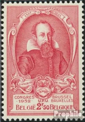 Produktbild von Briefmarken Belgien 1952 Mi 932 postfrisch Postkongreß
