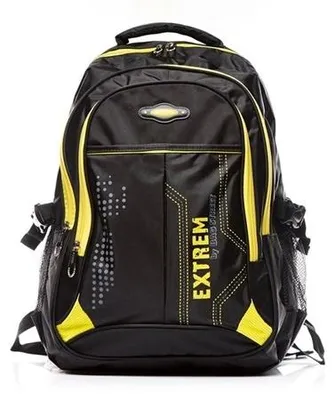 Productafbeelding van Bag Street rugzak, laptoprugzak voor school, universiteit en dagelijks gebruik, 15,6 inch, modern, lichtgewicht, ruim, waterafstotend, geel, model YELLOW EXTREM