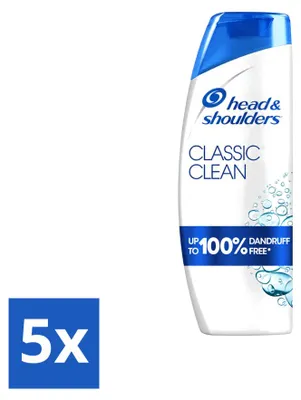 Produktbild von 5 x Head & Shoulders Shampoo Classic Clean - 400 ml - Vorteilspackung - 5 Stücke