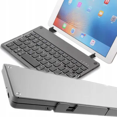 Zdjęcie produktu dla Klawiatura bezprzewodowa do telefonu tableta składana B048 Plus Bluetooth
