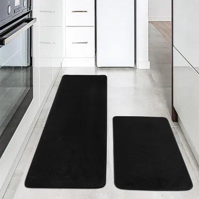 Produktbild von Famanu Küchenmatten-Set, rutschfest, waschbar, 50 x 80 + 50 x 160 cm