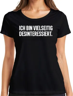 Obrázek produktu pro I am versatile disinterested sarcastic gift ironic Dámské tričko, černá, L