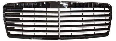 Kühlergrill Grilleinsatz Grill Einsatz für Mercedes W210 / S210 ab 1996-1999 – Produktansicht