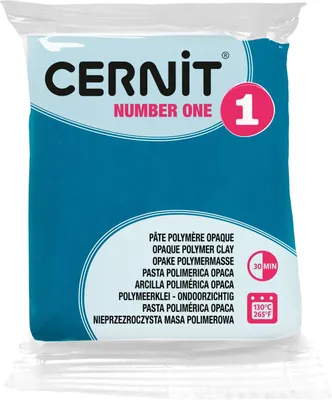 Zdjęcie produktu dla Cernit Polymer Clay N°1 Glinka polimerowa Duck Blue 56 g