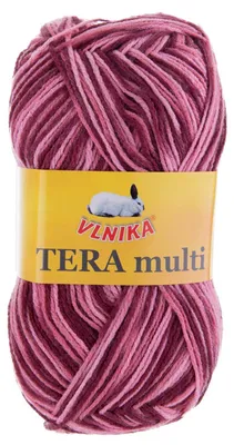 5 x 100g Strickgarn Häkelgarn TERA MULTI, Farbwahl - mehrfarbig bunt Farbverlauf