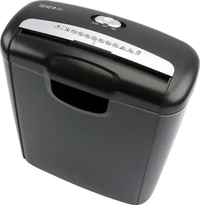 Produktbild von Genie 240S Aktenvernichter 6 Blatt Streifenschnitt Sicherheitsstufe P2 mit Kredikarten