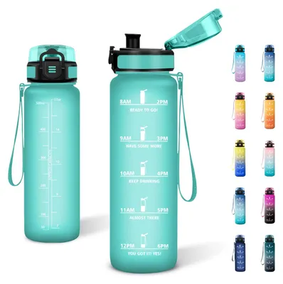 Produktbild von Trinkflasche 500ml JAPORIA auslaufsicher kohlensäurefest, BPA-frei,