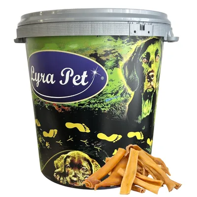 Produktbild von 5 kg Lyra Pet® Rinderkopfhaut hellbraun, hell in 30 L Tonne