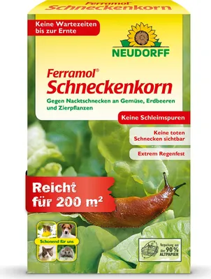 Produktbild von Neudorff Ferramol Schneckenkorn 1 kg für 200 m² schonend für Tiere & regenfest