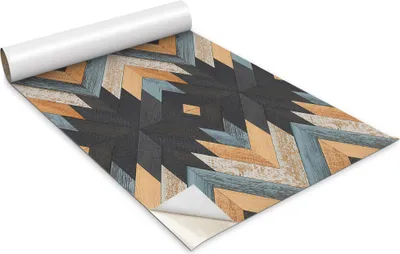 Zdjęcie produktu dla Folia samoprzylepna - Okleina meblowa - Dekoracyjna - Do mebli - Tapeta - Naklejka - Folia - Figury geometryczne - 100 x 50 cm