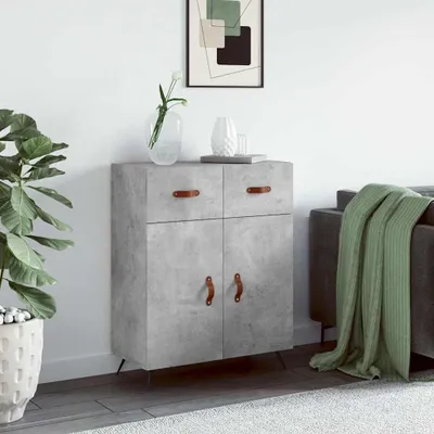 Obrázok produktu pre vidaXL Príborník betón sivý 69,5x34x90 cm odvodený výrobok z dreva