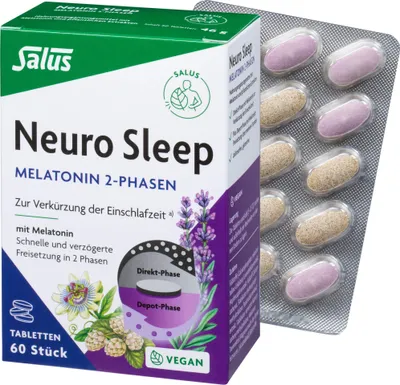 Obrázok produktu pre Melatonín 2-fázové tablety 60 kusov 46g