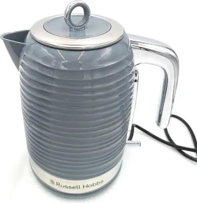 Produktbild von Russell Hobbs Wasserkocher Inspire grau 1,7l 2400W Schnellkochfunktion Kettles (39,25)