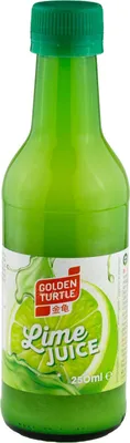 Immagine prodotto di Golden Turtle Succo di lime 250 ml | da succo di lime concentrato Contenuto di frutta 100%