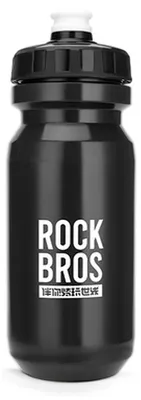 Produktbild von Rockbros Fahrradflasche 600 ml Schwarz